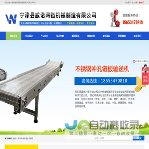 网链,不锈钢输送网链,网链输送机,网链提升机,网链食品流水线,宁津县威诺网链机械制造有限公司