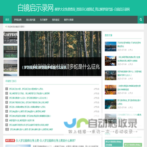 解梦大全免费查询