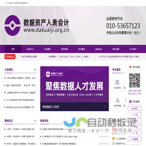 数据资产入表会计职业能力（水平）考试官网
