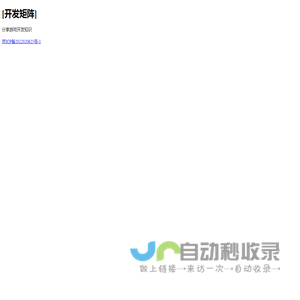 开发矩阵