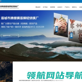 海城市牌楼镇海狮轻烧镁厂,海狮轻烧镁厂,海狮轻烧镁,海城轻烧镁,海城氧化镁